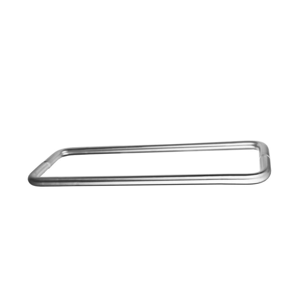 Linnea - Single Glass Mount Shower Door Pull (Includes Mounting Discs). 469mm Length, 450mm CTC. 19mm Dia. 82mm Projection. 304 Stainless Steel. - Pvd Titanium Gold