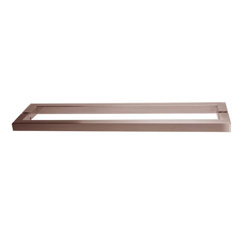 Linnea - Shower Door Pull, Satin Rose Gold - Satin Rose Gold