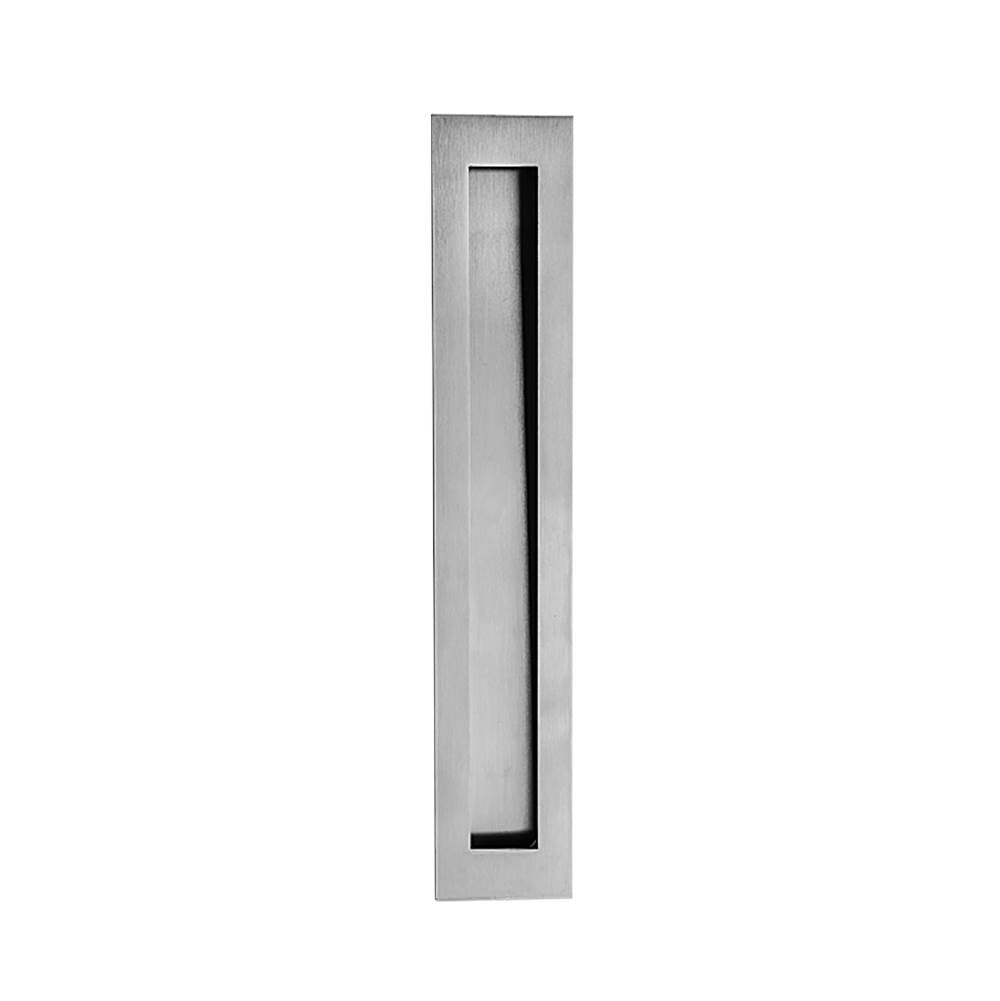 Linnea - Square Flush Pull, Satin Stainless Steel - Satin Stainless Steel