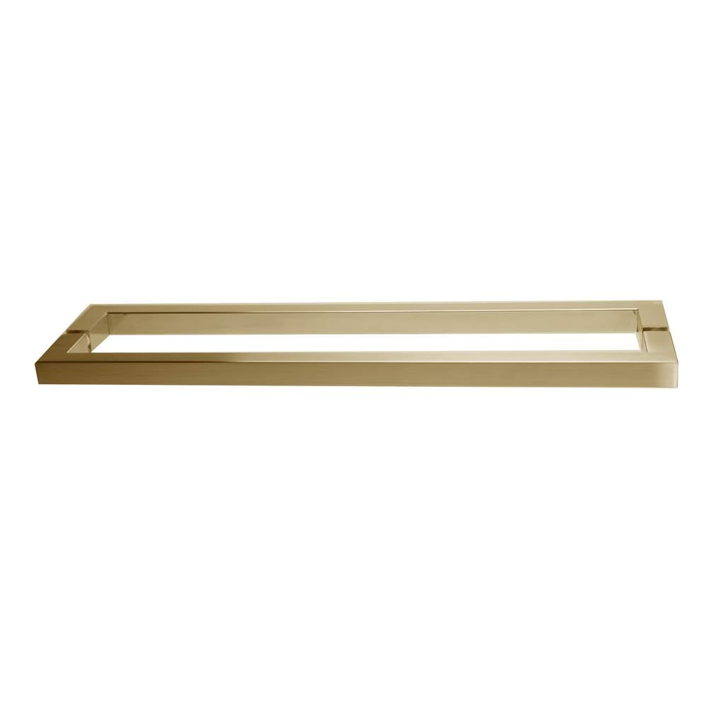 Linnea - Shower Door Pull, Satin Brass - Satin Brass