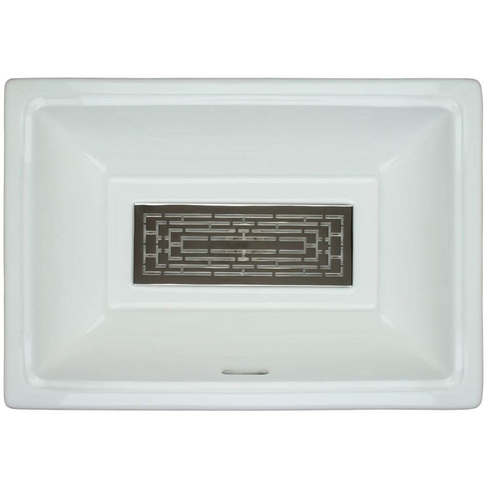 Linkasink - Labyrinth - Tiffany Grate, Satin One Side Polished On Other - Polished Stainless Steel