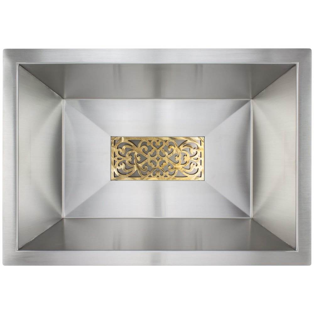 Linkasink - Medium Filigree Grate - Satin Stainless Steel