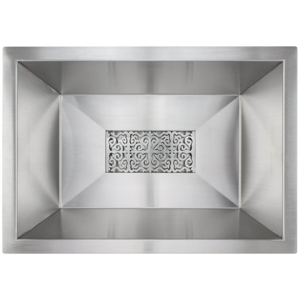 Linkasink - Medium Hawaiian Quilt Grate - Satin Stainless Steel