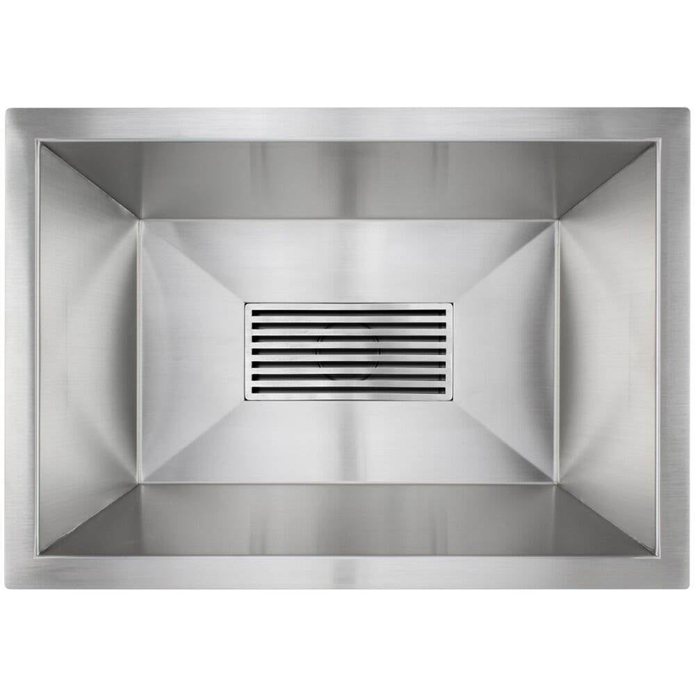 Linkasink - Medium Square Steel Bars Grate - Satin Stainless Steel