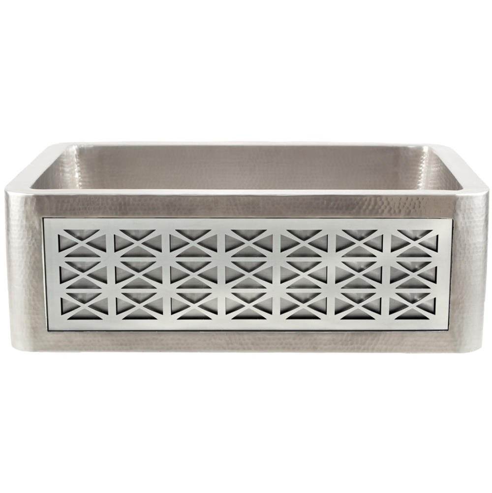 Linkasink - Panel - Spoke - Satin Stainless Steel - Satin Stainless Steel