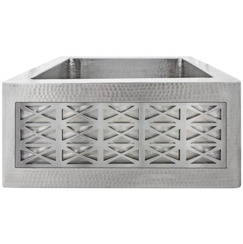 Linkasink - Panel Small - Spoke - Satin Stainless Steel - Satin Stainless Steel
