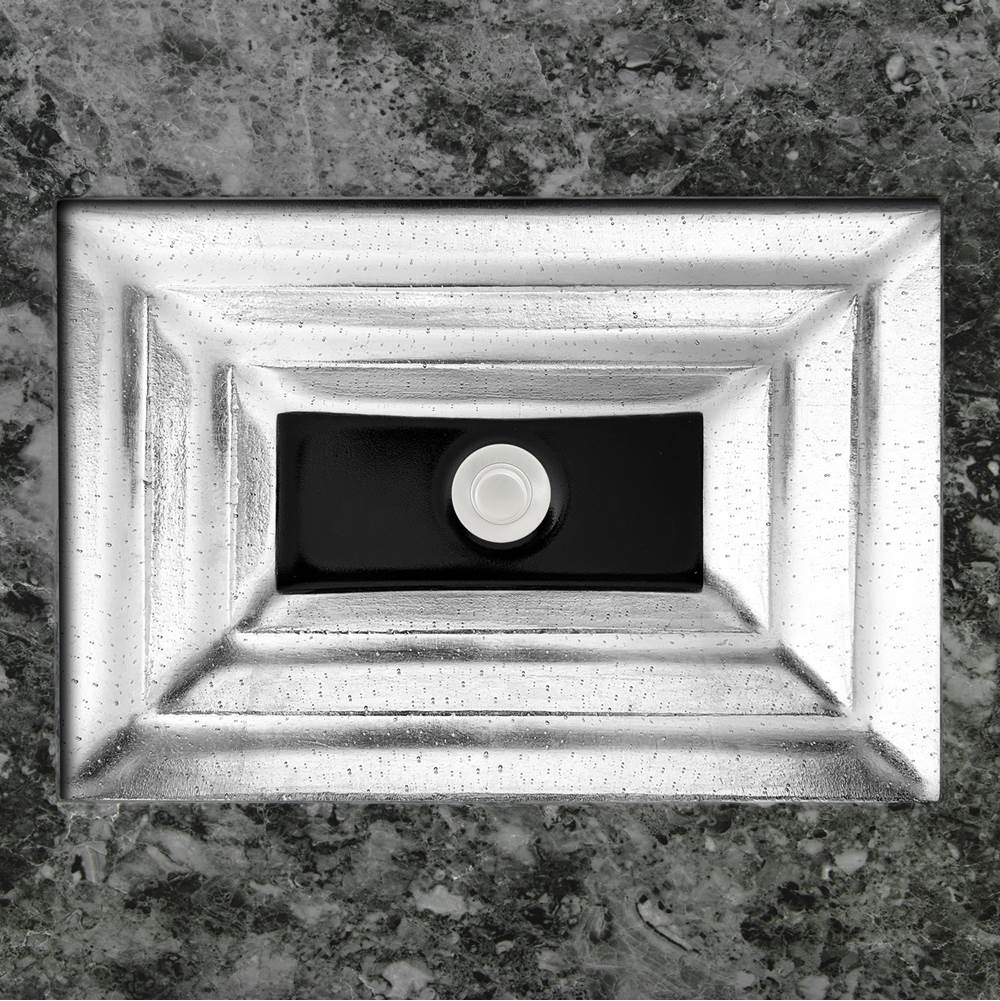 Linkasink - AG10 WINDOW - Glass, Silver Eglomise with Black Window