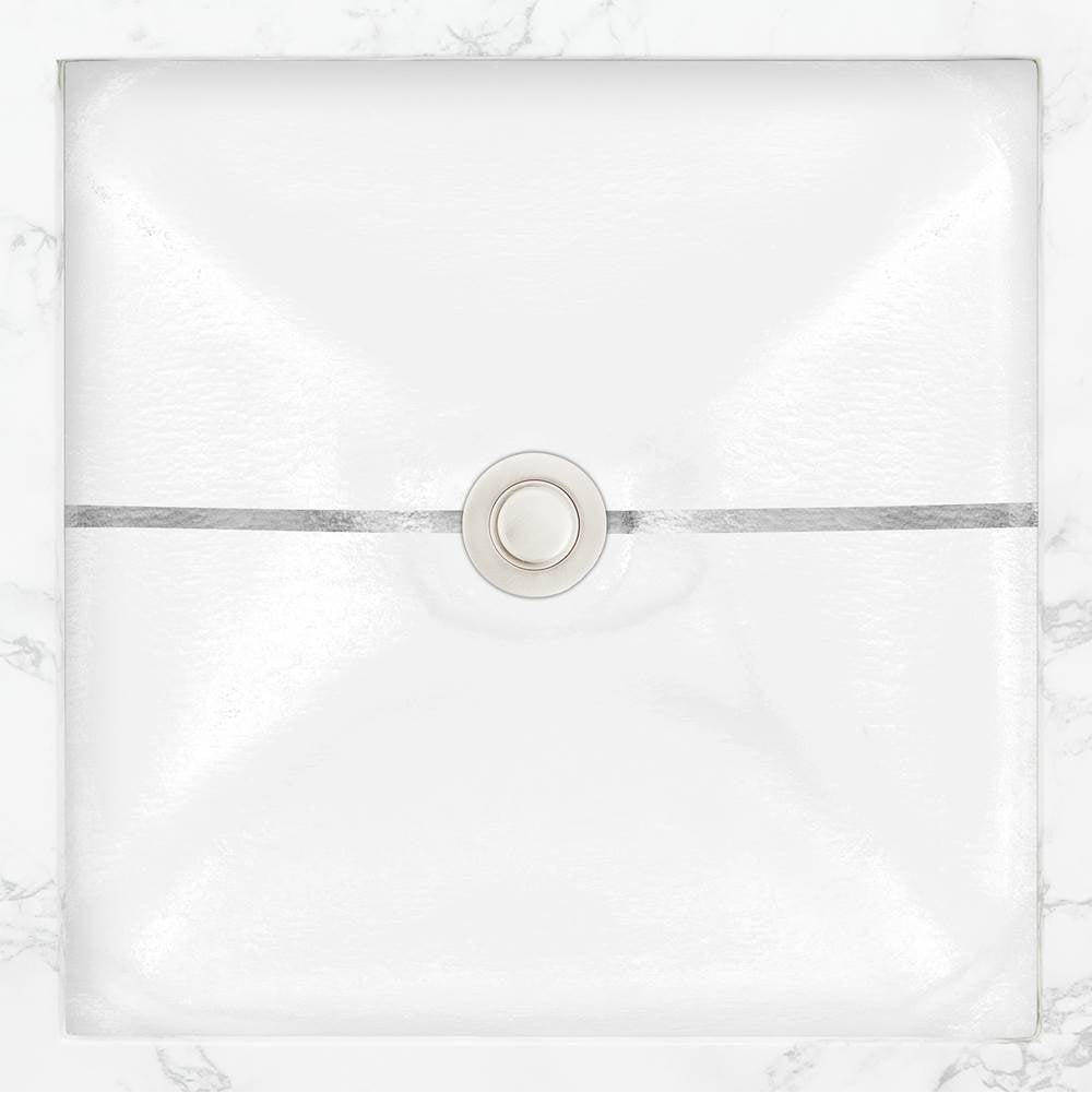 Linkasink - AG15 DUNE STRIPE - White With Silver Stripe