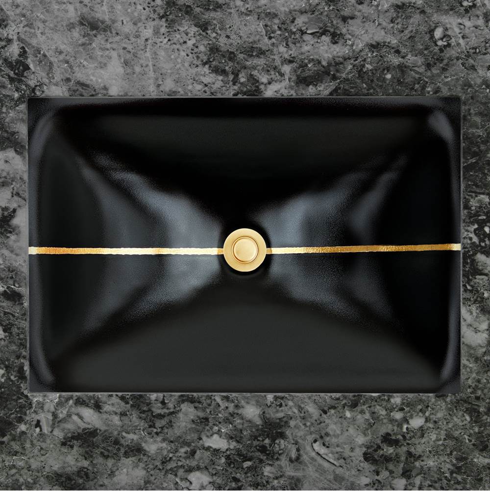 Linkasink - AG16 DUNE RIVER - Black With Gold River