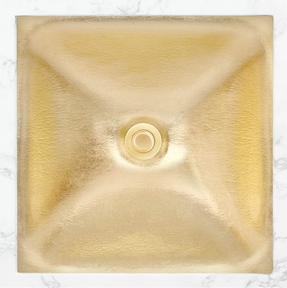 Linkasink - AG17 DUNE - Glass with Champagne Gold