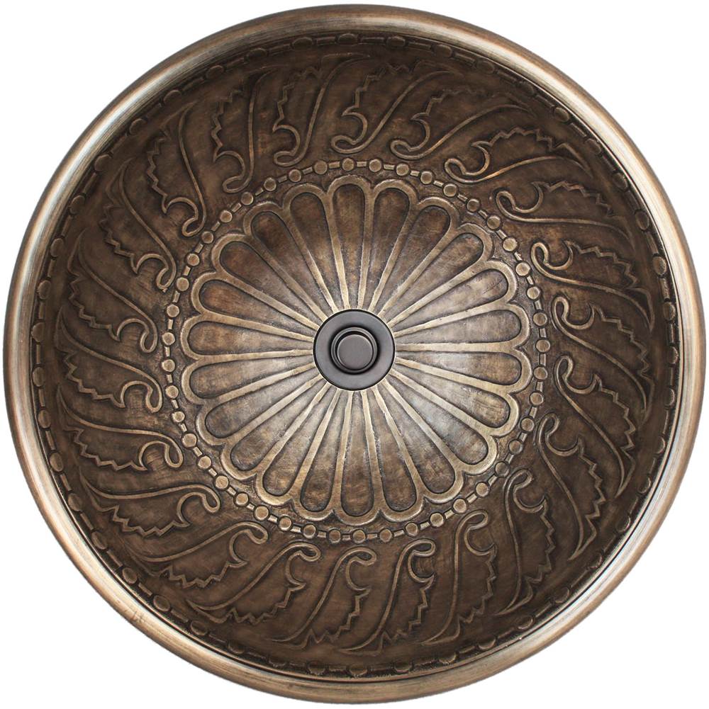 Linkasink - Large Round Wing - Antique Bronze