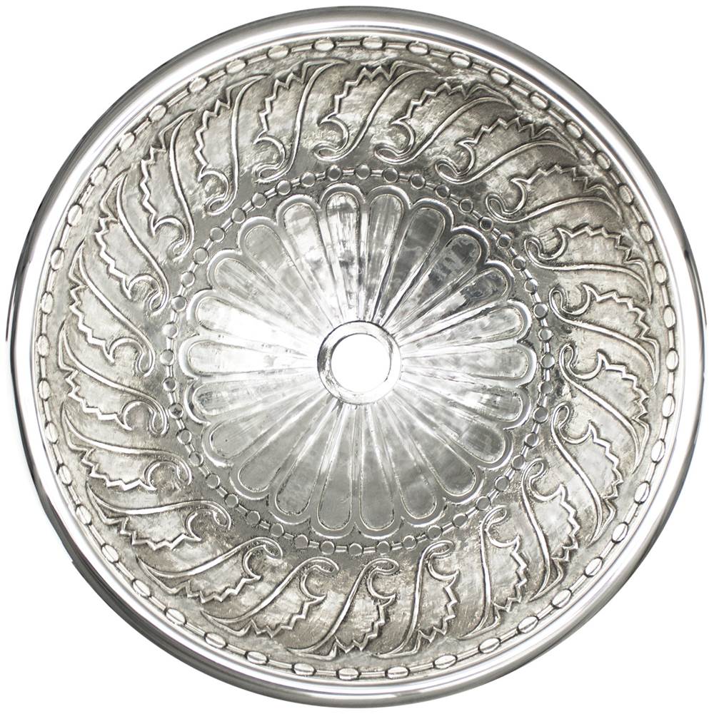 Linkasink - Large Round Wing - Polished White Bronze