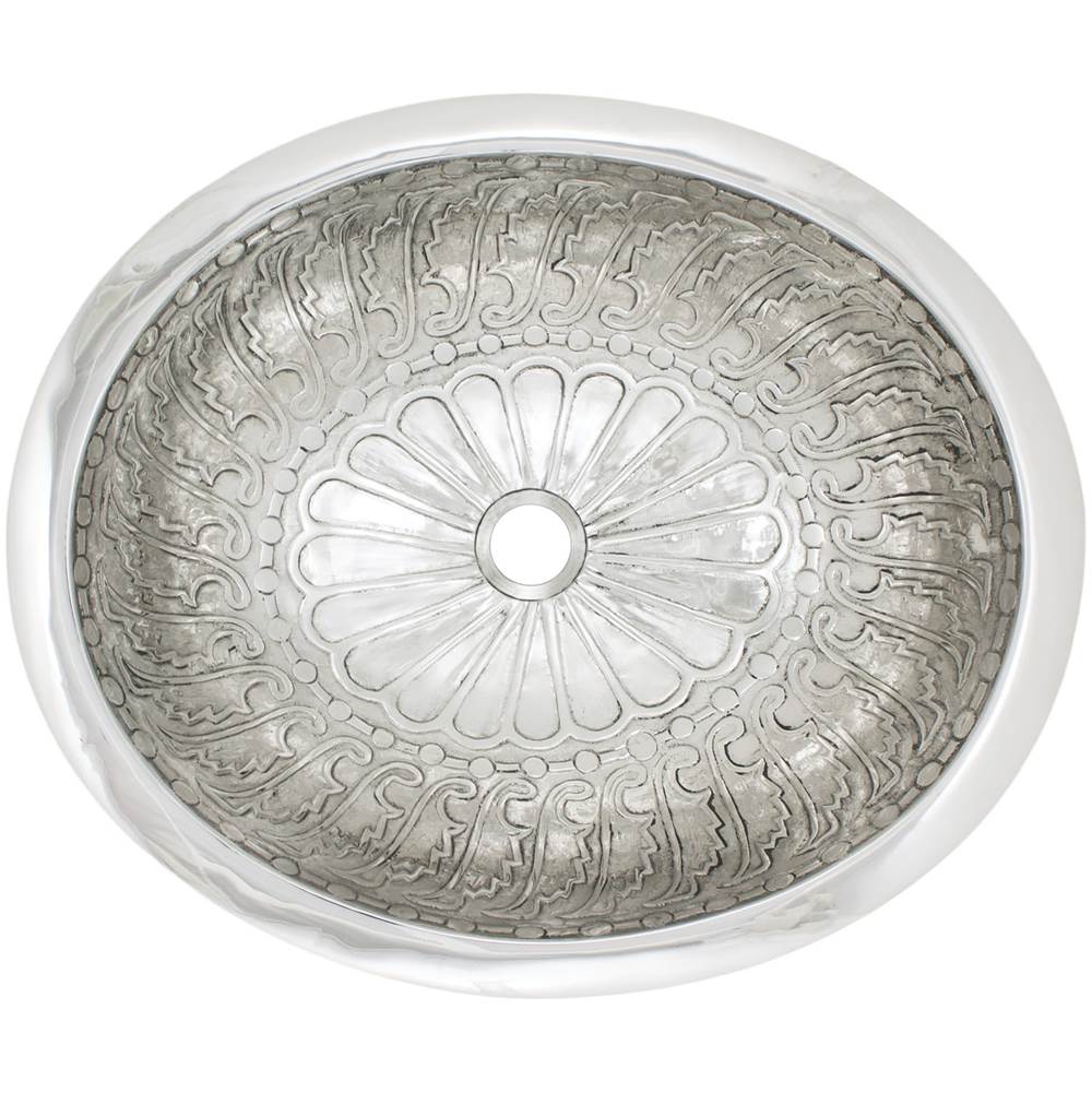Linkasink - Oval Wing - Polished White Bronze