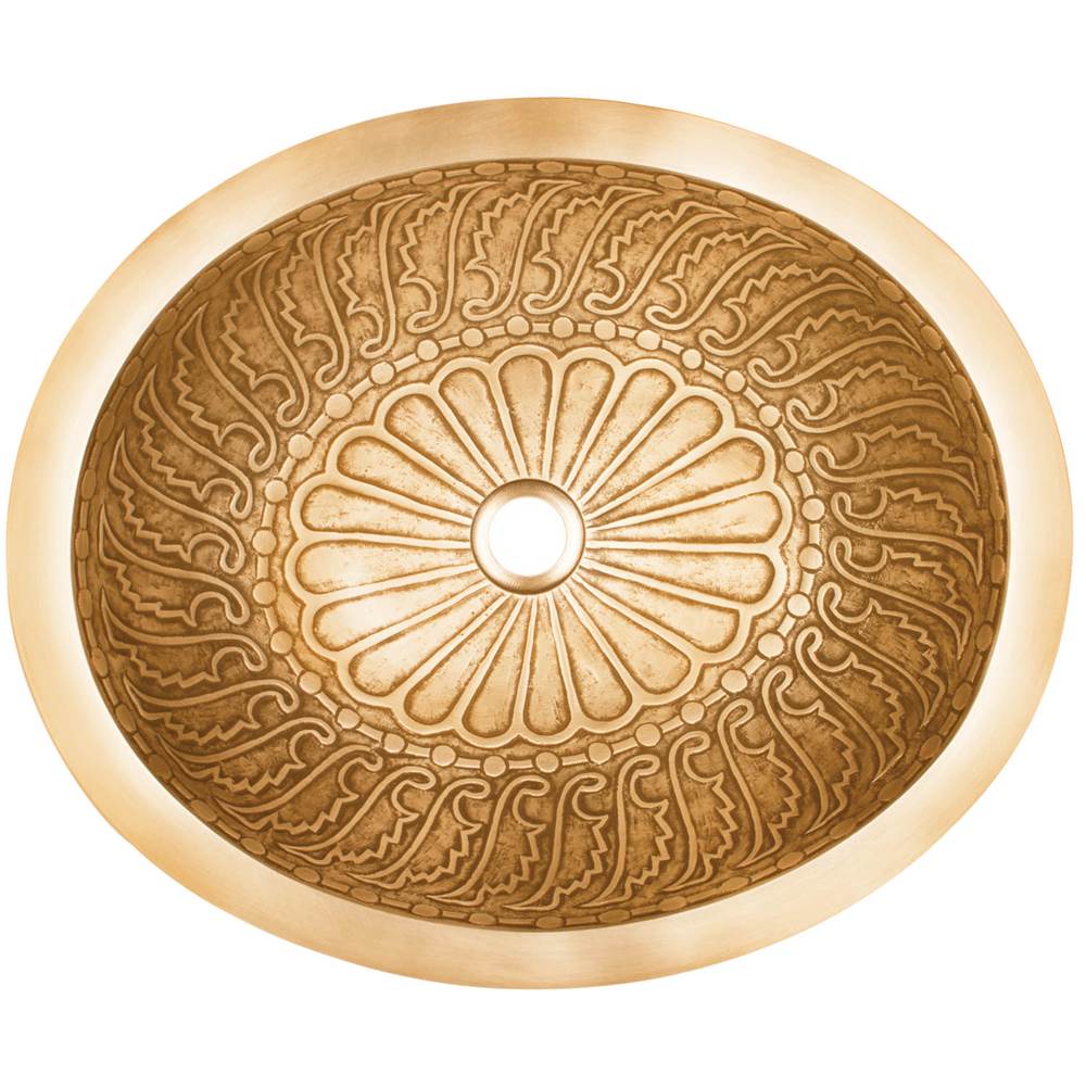 Linkasink - Oval Wing - Vintage Brass