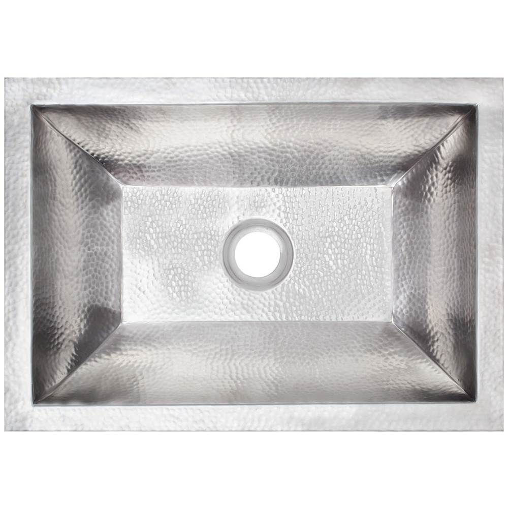 Linkasink - Coco Rectangular Builder's Series Hammered Metal