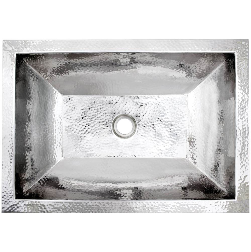 Linkasink - Coco Rectangular Builder's Series Hammered Metal