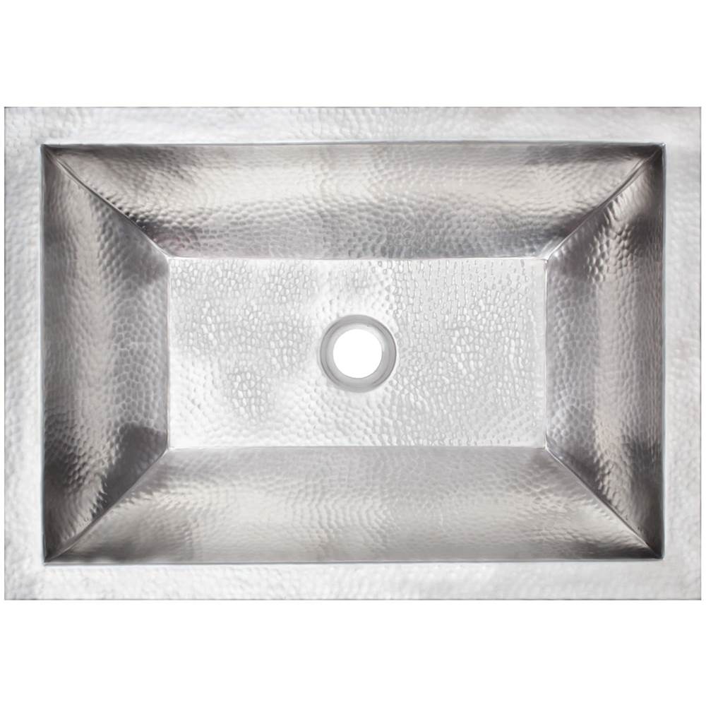 Linkasink - Coco Rectangular Builder's Series Hammered Metal