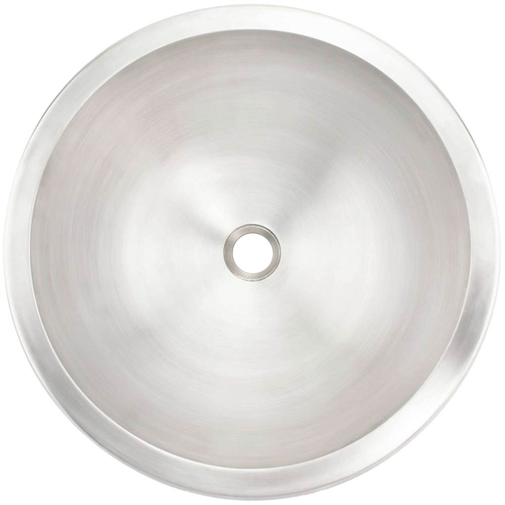 Linkasink - Small Round Smooth - White Bronze