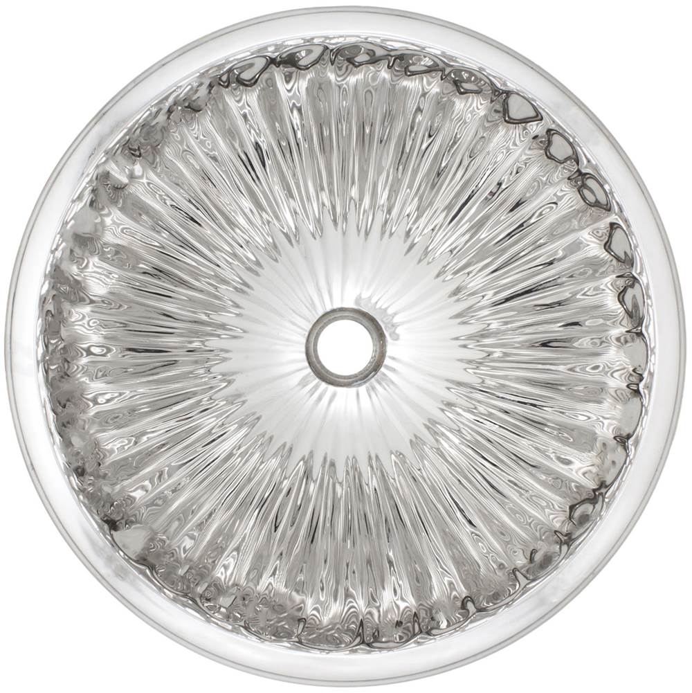 Linkasink - Small Round Fluted - Polished White Bronze