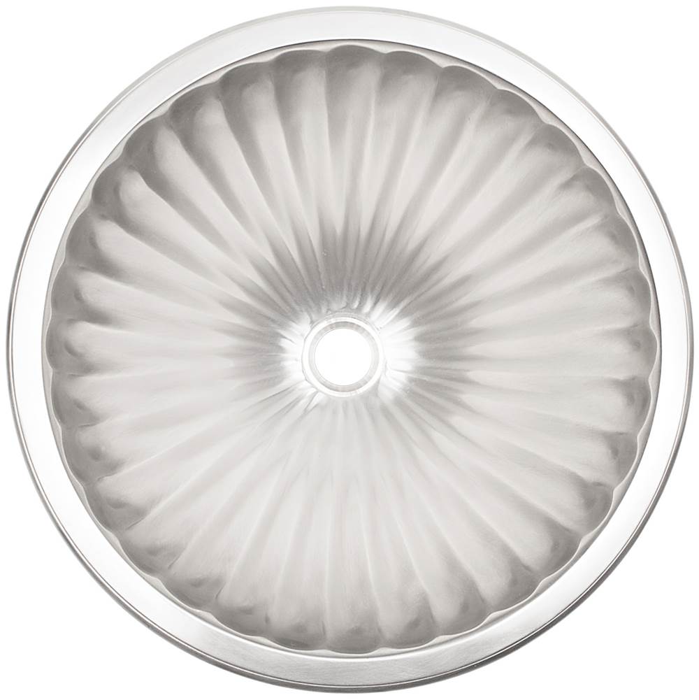 Linkasink - Small Round Fluted - White Bronze