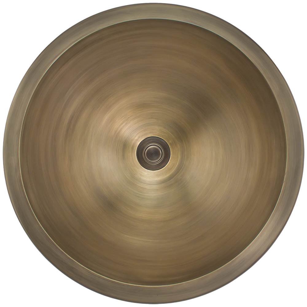Linkasink - Large Round Smooth - Antique Bronze
