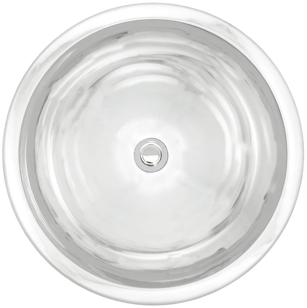 Linkasink - Large Round Smooth - Polished White Bronze