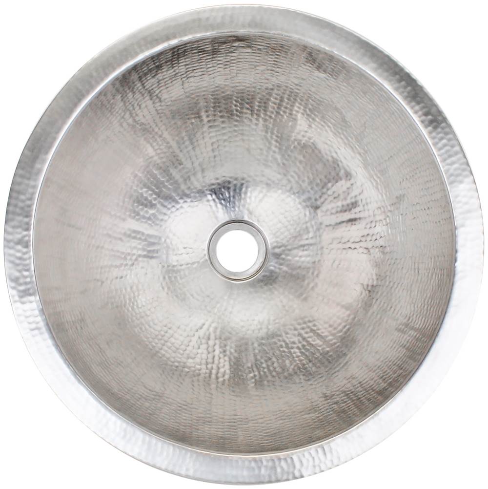 Linkasink - Hammered Large Round - Satin Nickel