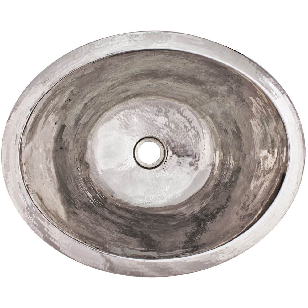 Linkasink - Hammered Small Oval - Polished Nickel