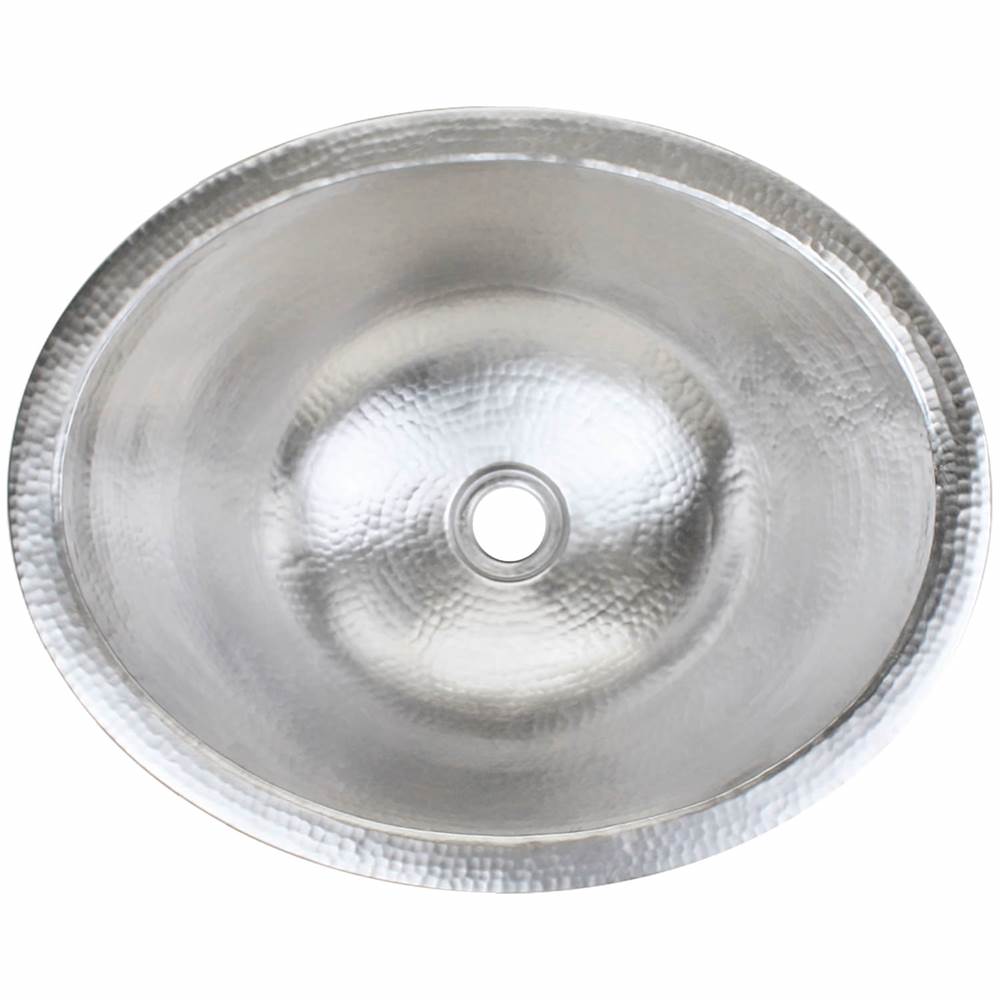 Linkasink - Hammered Small Oval - Satin Nickel