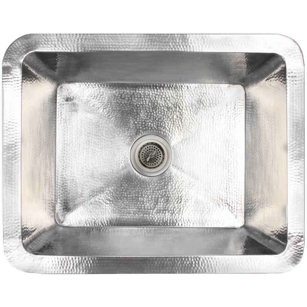 Linkasink - Hammered Farmhouse Kitchen Sink Single Bowl - Satin Stainless Steel