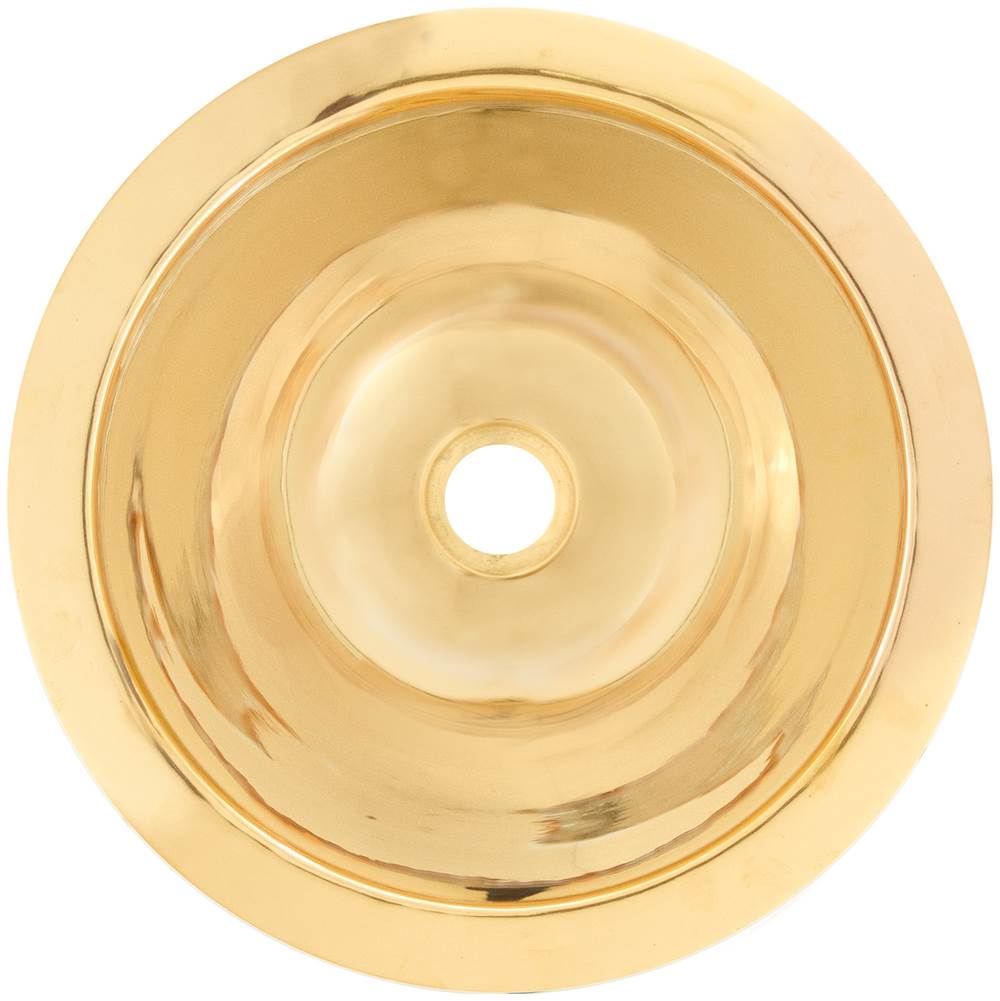Linkasink - Smooth Small Round - Polished Unlacquered Brass