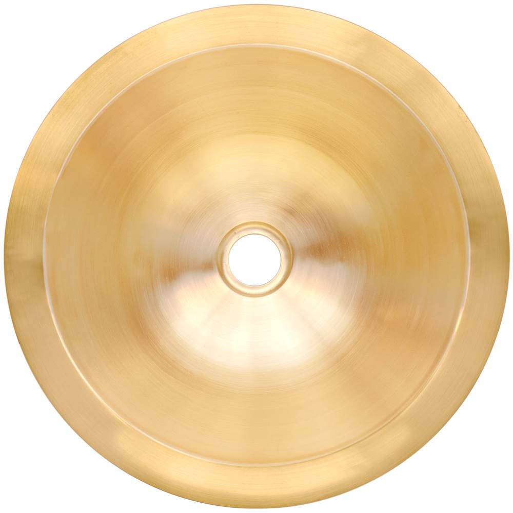 Linkasink - Smooth Small Round - Satin Unlacquered Brass