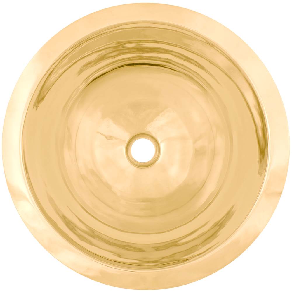 Linkasink - Smooth Large Round - Polished Unlacquered Brass