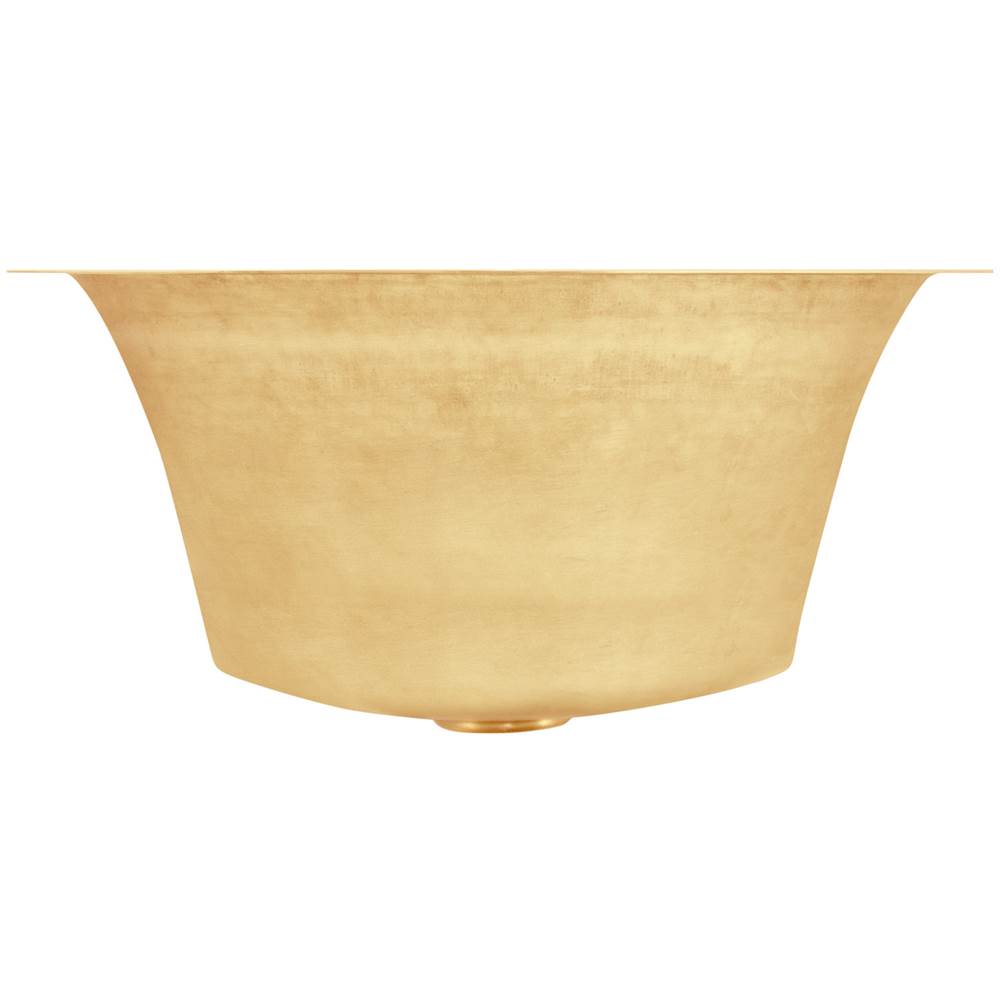 Smooth Small Round Flat Bottom Bar/Utility, 3.5'' drain opening