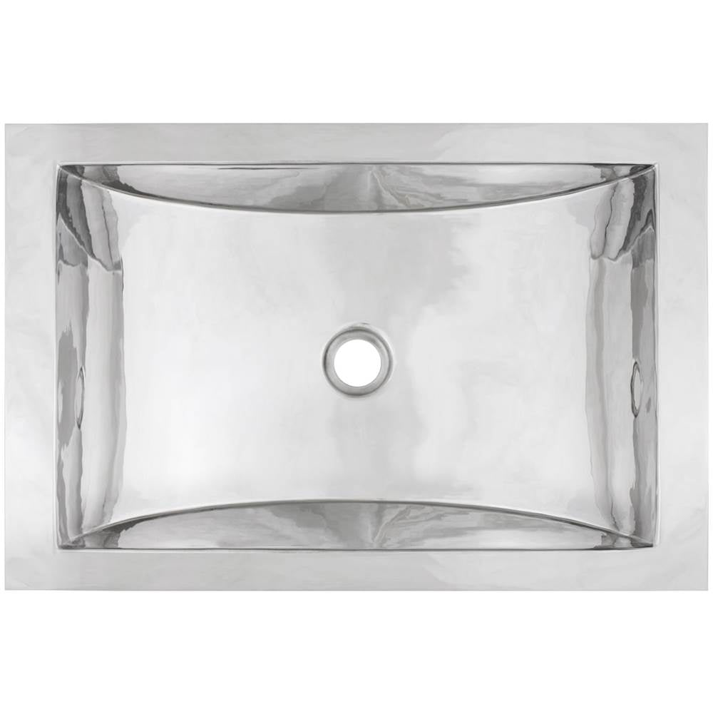 Linkasink - Smooth Rectangular Crescent - Polished Stainless Steel