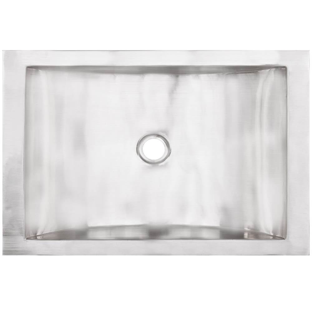 Linkasink - Smooth Rectangular Crescent - Satin Stainless Steel