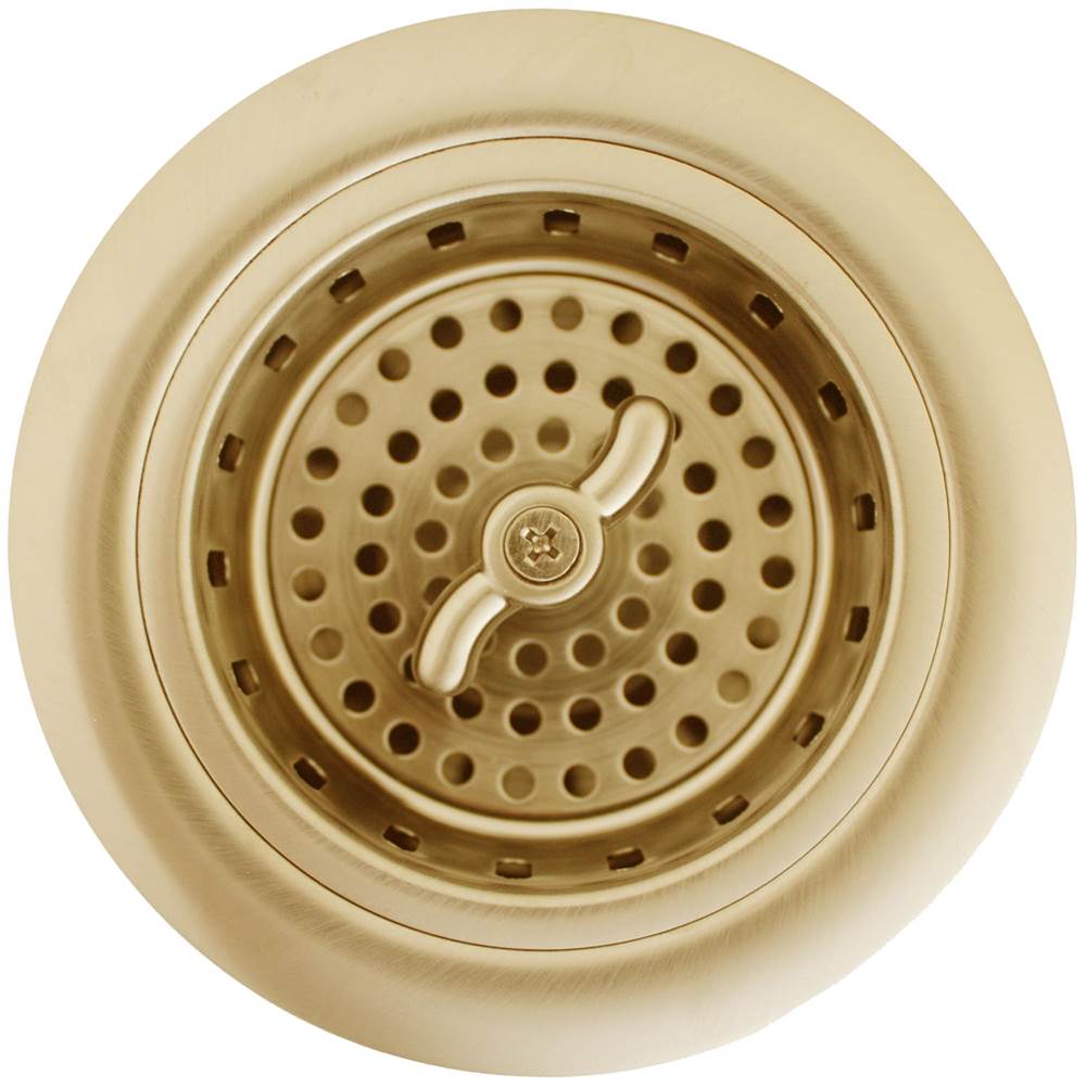 Linkasink - Brass Construction with Unlacquered Living Finish - Satin Unlacquered Brass