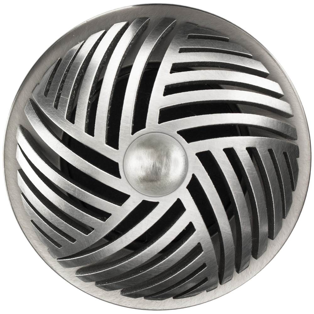 Linkasink - Herringbone Grid with Sphere Screw - Satin Smooth Stainless Steel