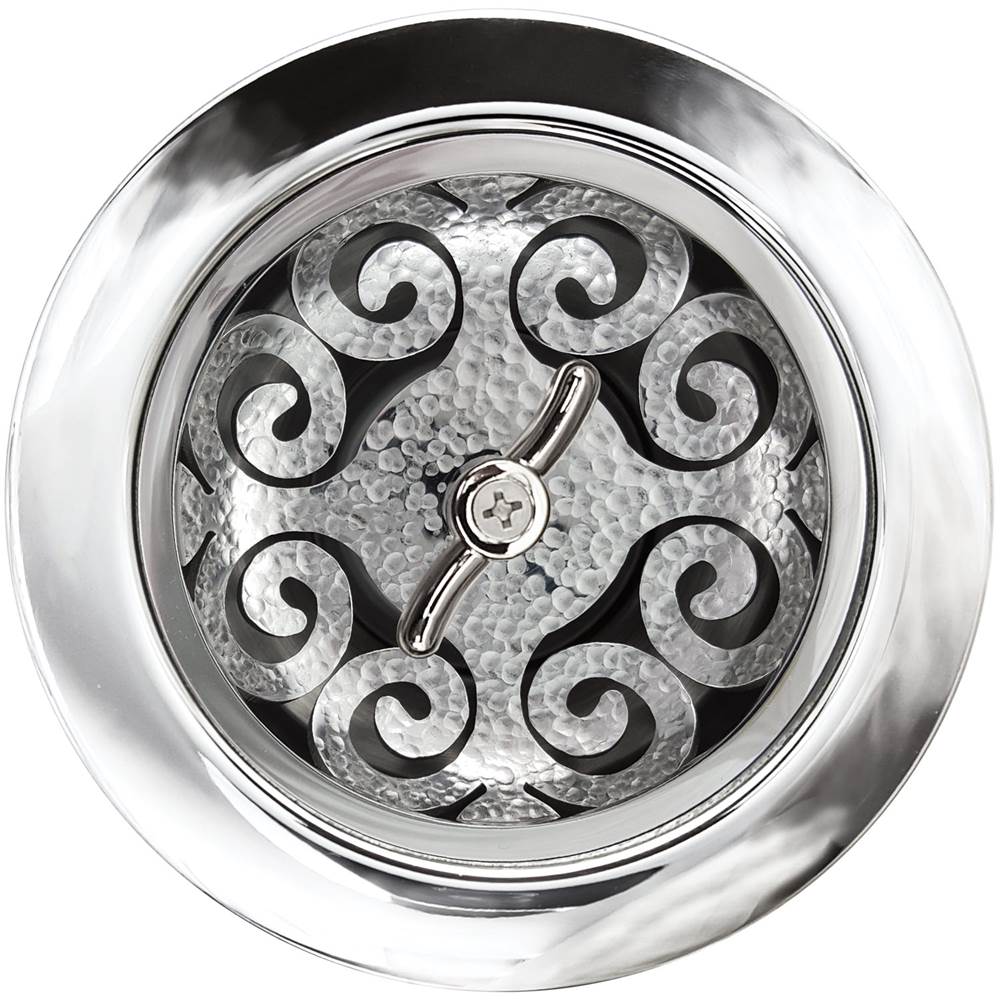 Linkasink - Hawaiian Quilt Basket with Twist Nut - Polished Hammered Finish