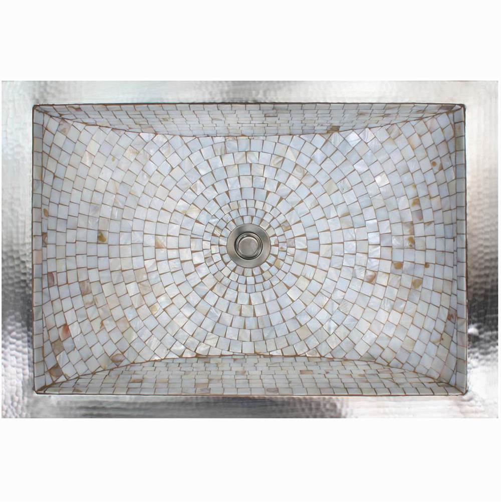 Linkasink - Satin Nickel with Tile Pattern and Color Options - Satin Nickel