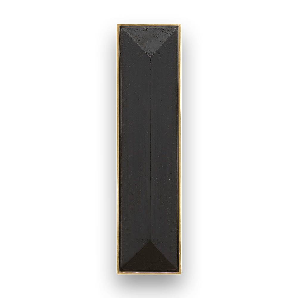 MOTHER OF PEARL with 8'' Artisan Glass Prism Hardware 30'' Wide Vanity, Black, Polished Brass Hardware, 30'' x 22'' x 33.5'' (without vanity top)