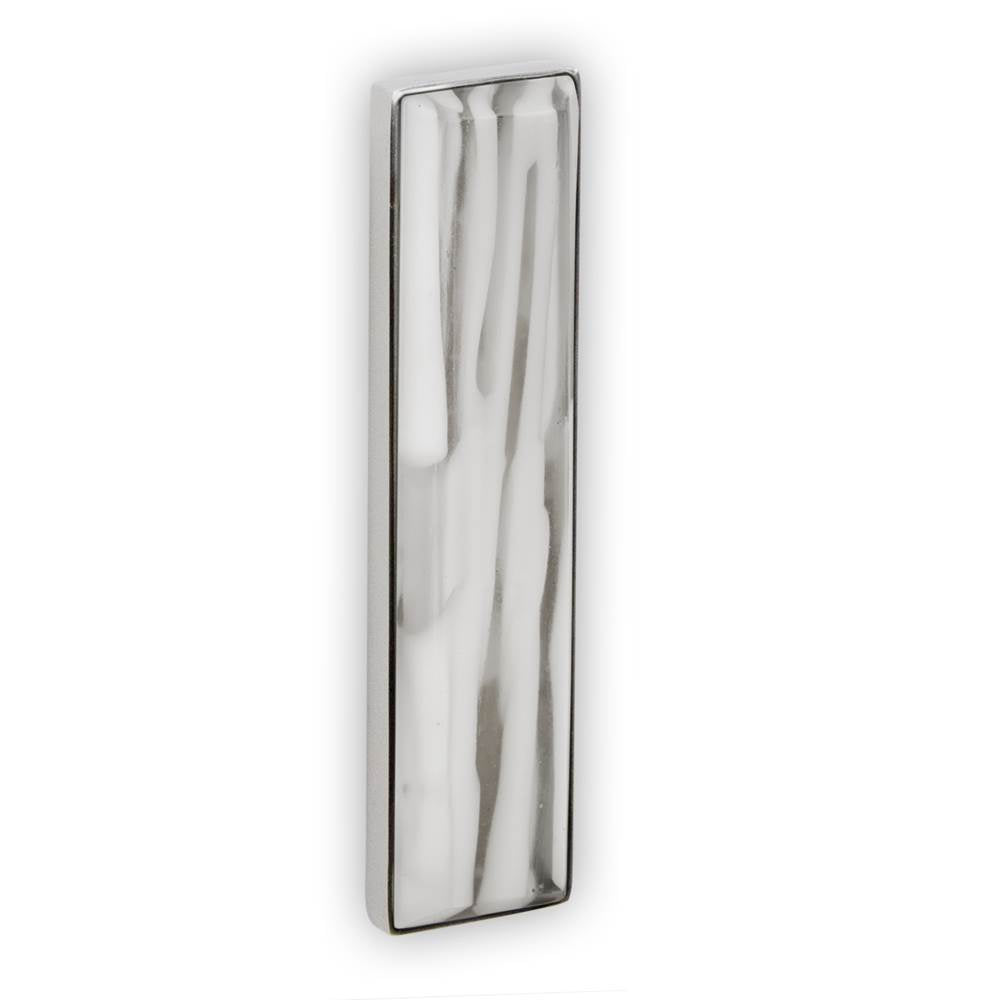 TUXEDO with 8'' Artisan Glass Prism Hardware 30'' Wide Vanity, White, Polished Brass Hardware, 30'' x 22'' x 33.5'' (without vanity top)