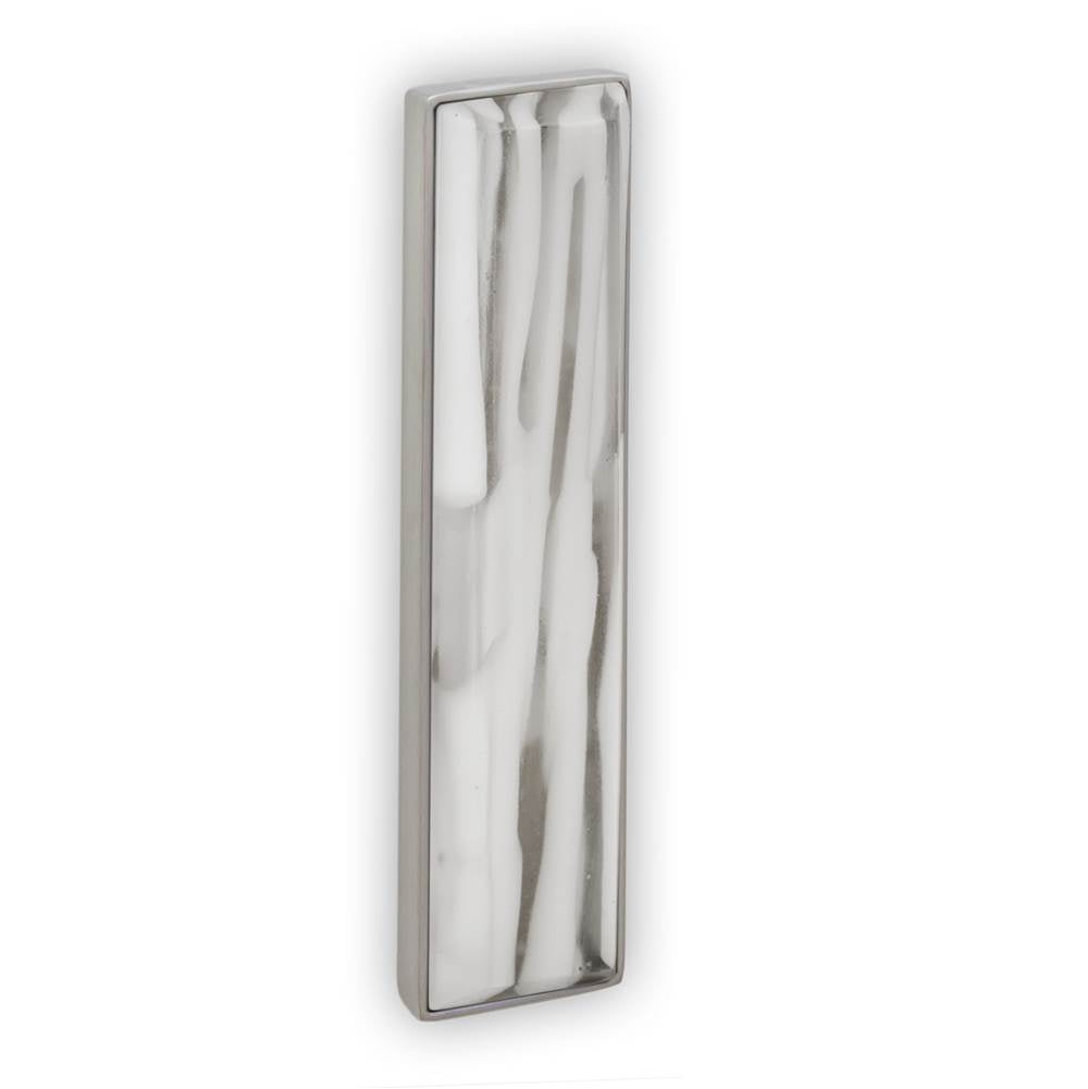 TUXEDO with 8'' Artisan Glass Prism Hardware 24'' Wide Vanity, White, Polished Brass Hardware, 24'' x 22'' x 33.5'' (without vanity top)
