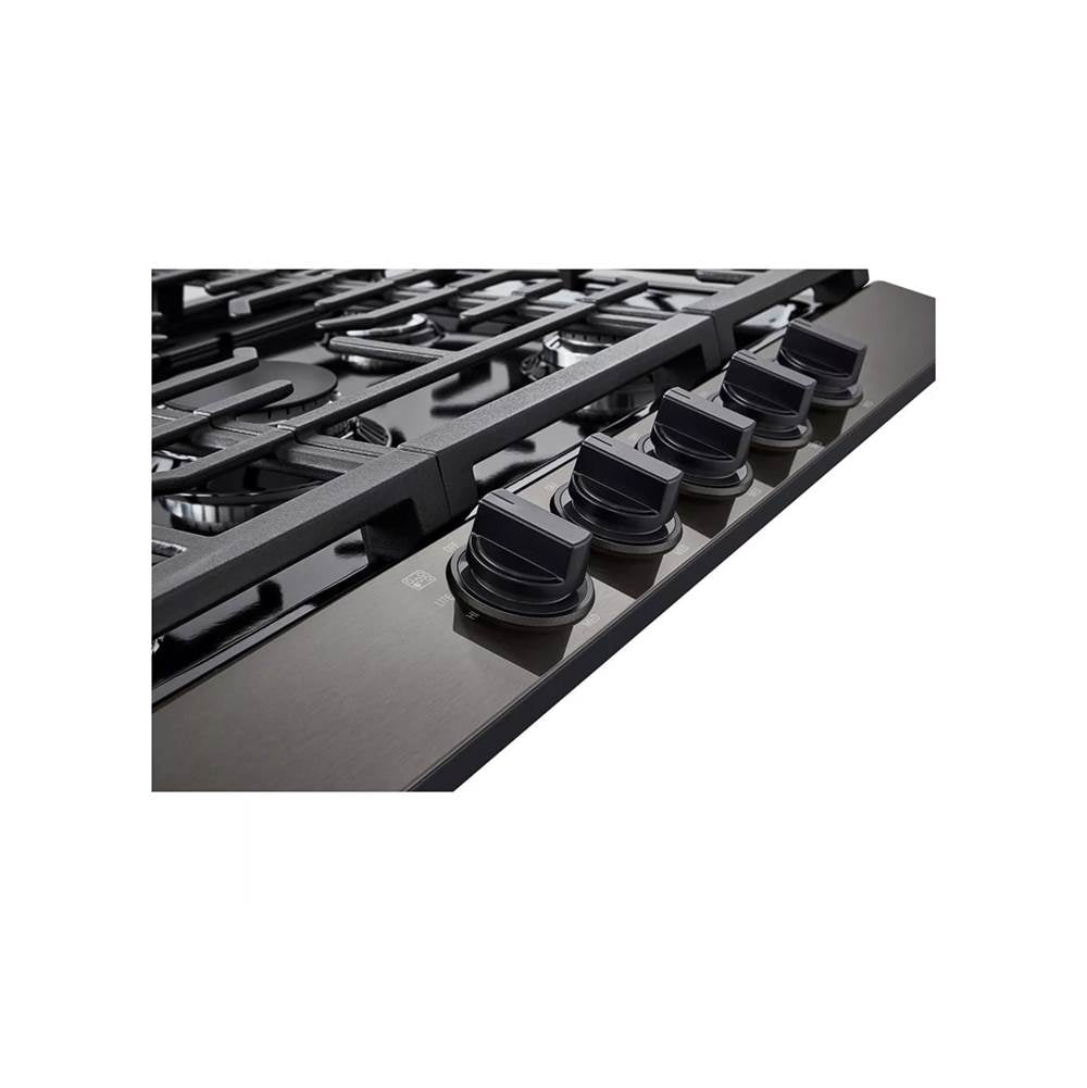 30'' Gas Cooktop 20K BTU, Black Stainless Steel