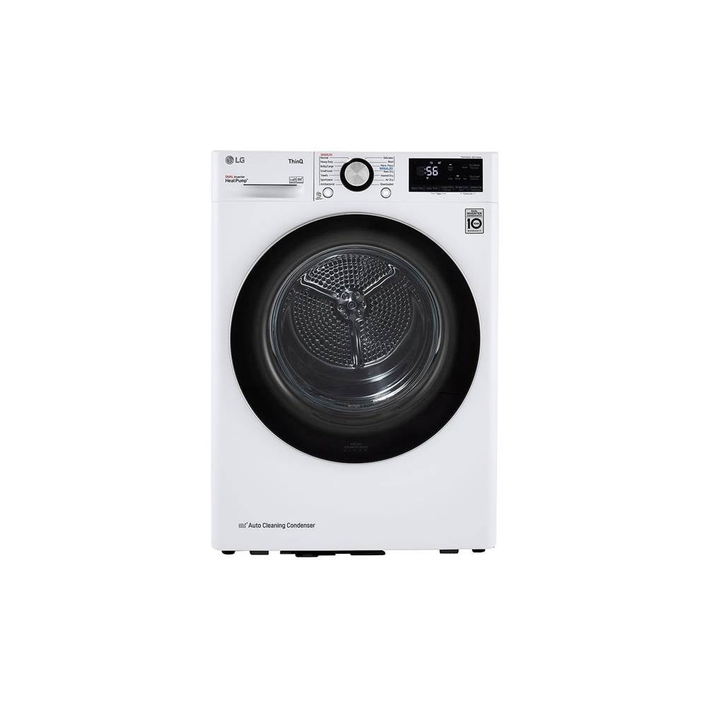 LG Appliances - 4.2 cu.ft. 24'' Compact Front LED Display with Dial-A-Cycle, Winkle Care, Ventless condensing system, White - White