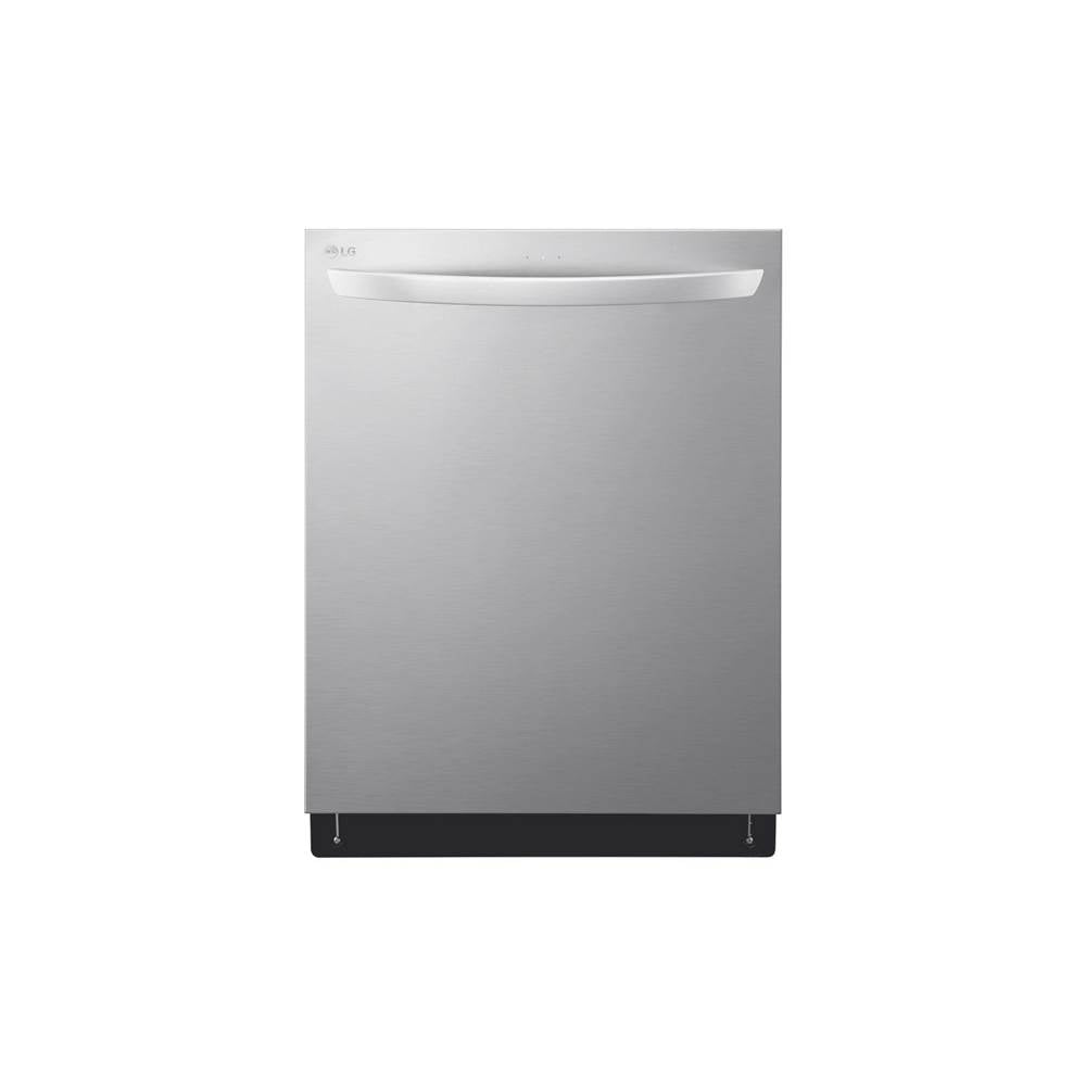 LG Appliances - Top Control With Towel Bar, 42 Db, Smart Wi-Fi, Quadwash Pro, Dynamic Heat Dry , True Steam, Adj. 3Rd Rack Printproof Stainless Steel - Print Proof Stainless Steel