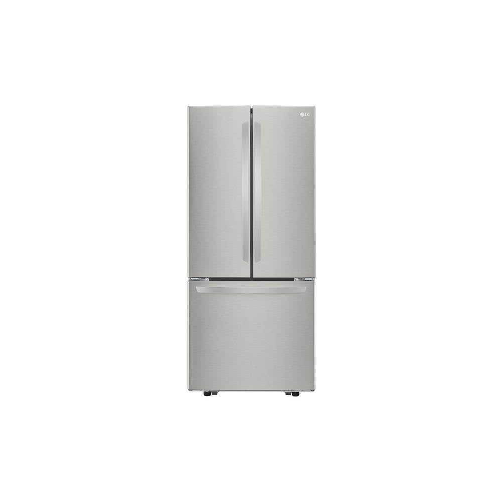 LG Appliances - 22 cu. ft. French Door Refrigerator - Stainless Steel