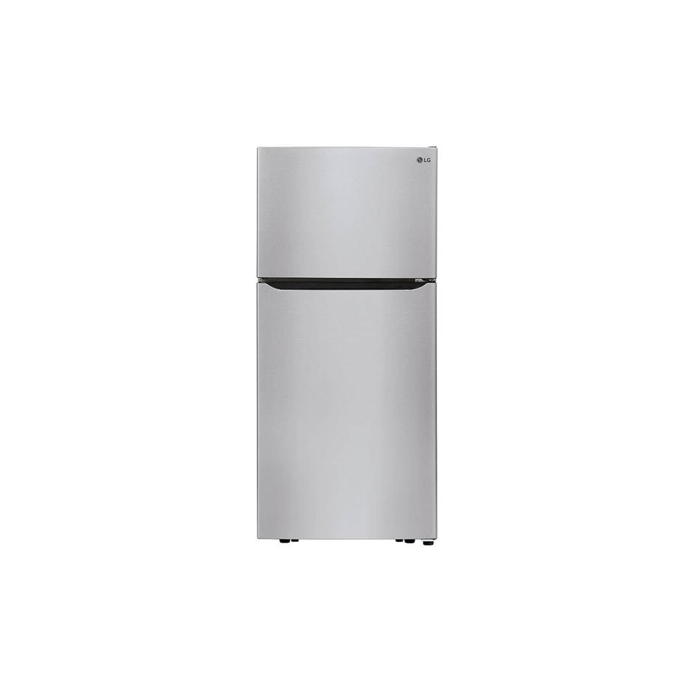 LG Appliances - 20 cu. ft. Top Freezer Refrigerator - Stainless Steel