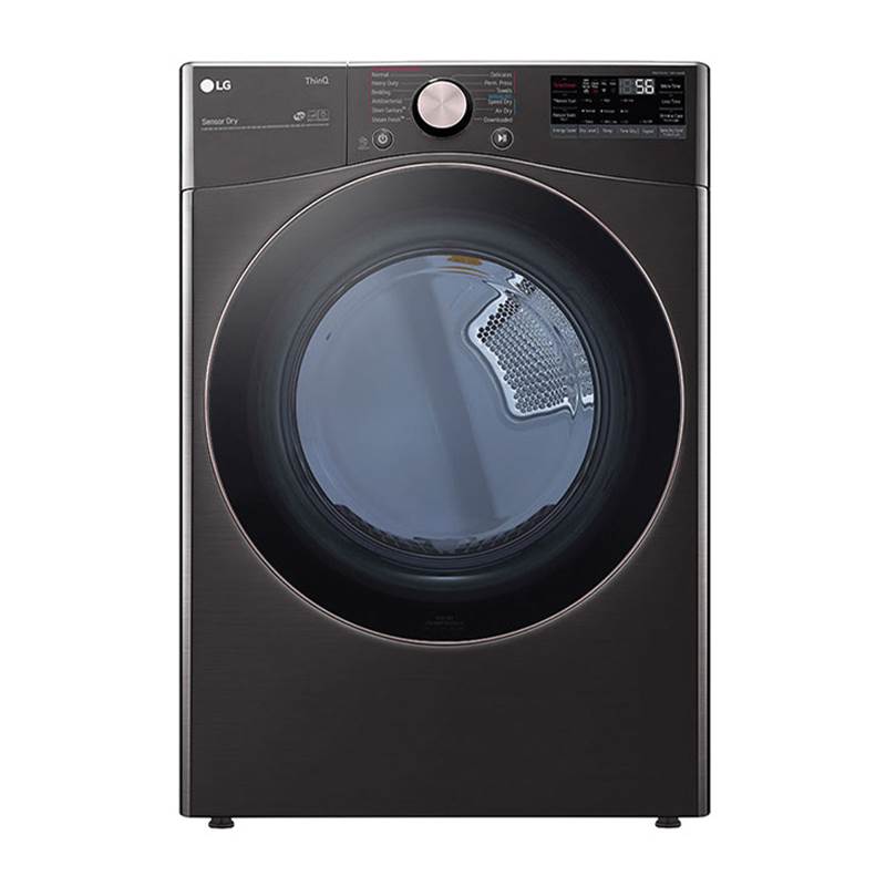 7.4 cu.ft. Ultra Large Capacity Gas Dryer with Sensor Dry, Truesteam Technology and Wi-Fi Connectivity, Black Steel