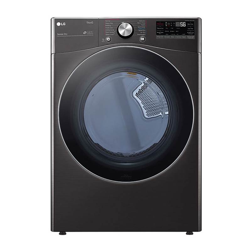 7.4 cu.ft. Ultra Large Capacity Gas Dryer with Sensor Dry, TurboSteam Technology and Wi-Fi Connectivity, Black Steel
